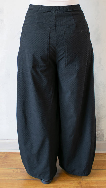 Wide Leg Velvet Dot Pant