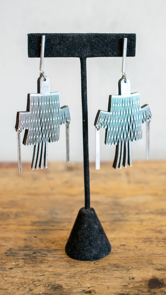 Stepped VLA Earrings (Multiple Colors)