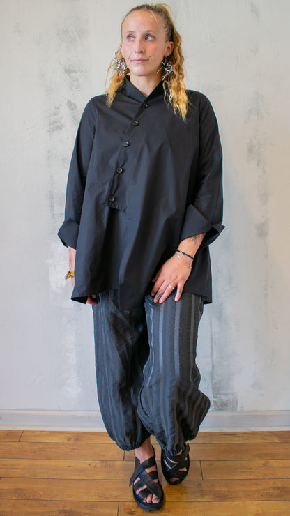 On A Slant A-Line Button Up (Multiple Colors)