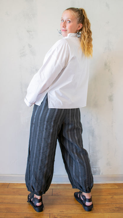 Contrast Top Stitch Button Up (Multiple Colors)