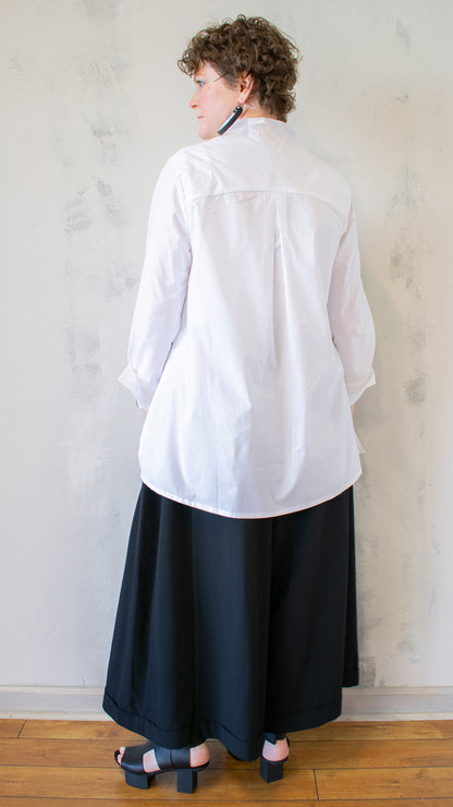 On A Slant A-Line Button Up (Multiple Colors)