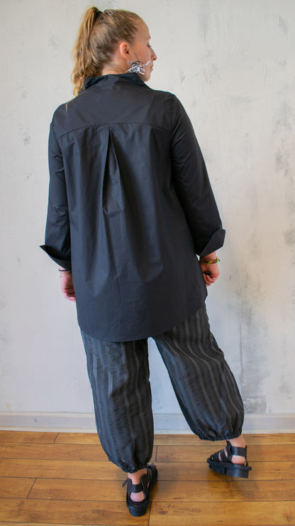 On A Slant A-Line Button Up (Multiple Colors)