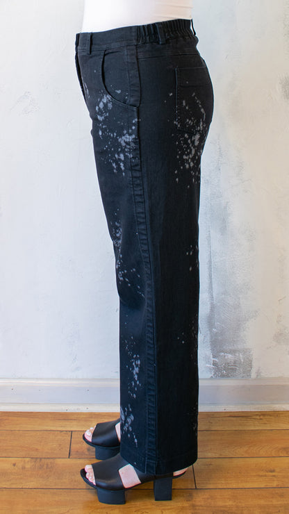 Speckled Denim Pant