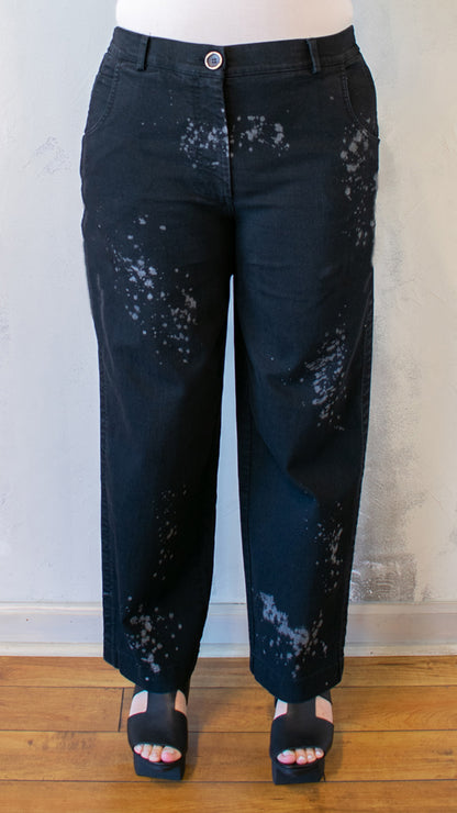Speckled Denim Pant
