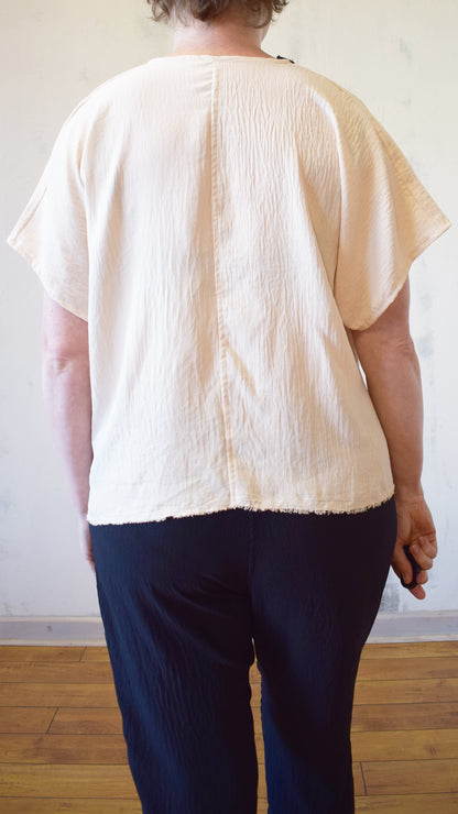 Kimono Top in Cream Air