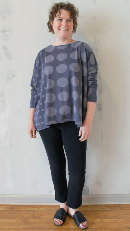 Large Dot Boxy Tee (Multiple Colors)