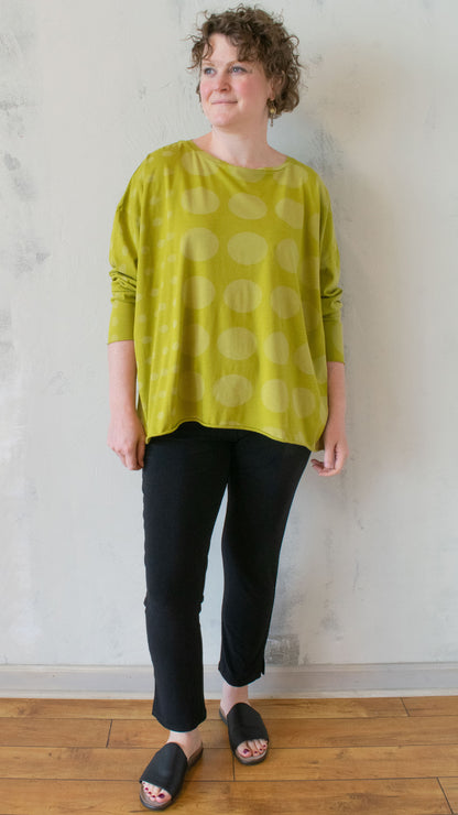 Large Dot Boxy Tee (Multiple Colors)