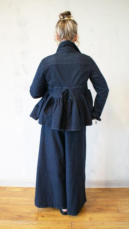 The Circle Jacket in Dark Blue