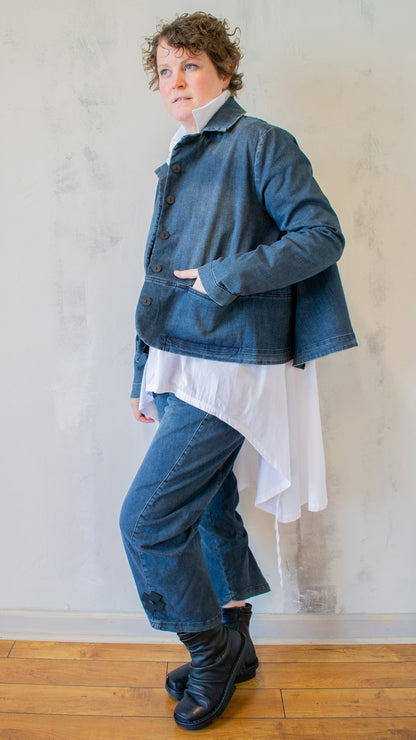 Homey Denim Jacket in Blue Denim