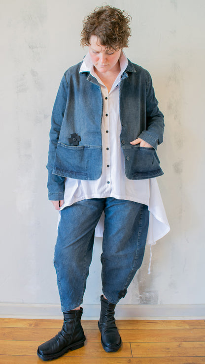 Homey Denim Jacket in Blue Denim