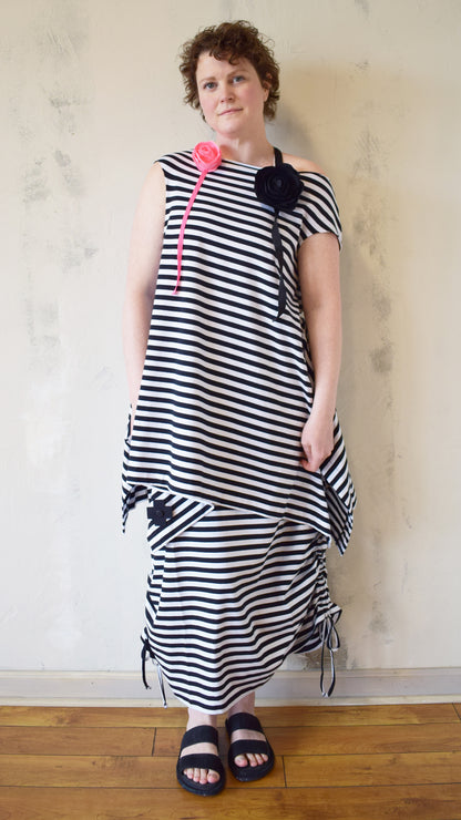 Bat Top in Stripe