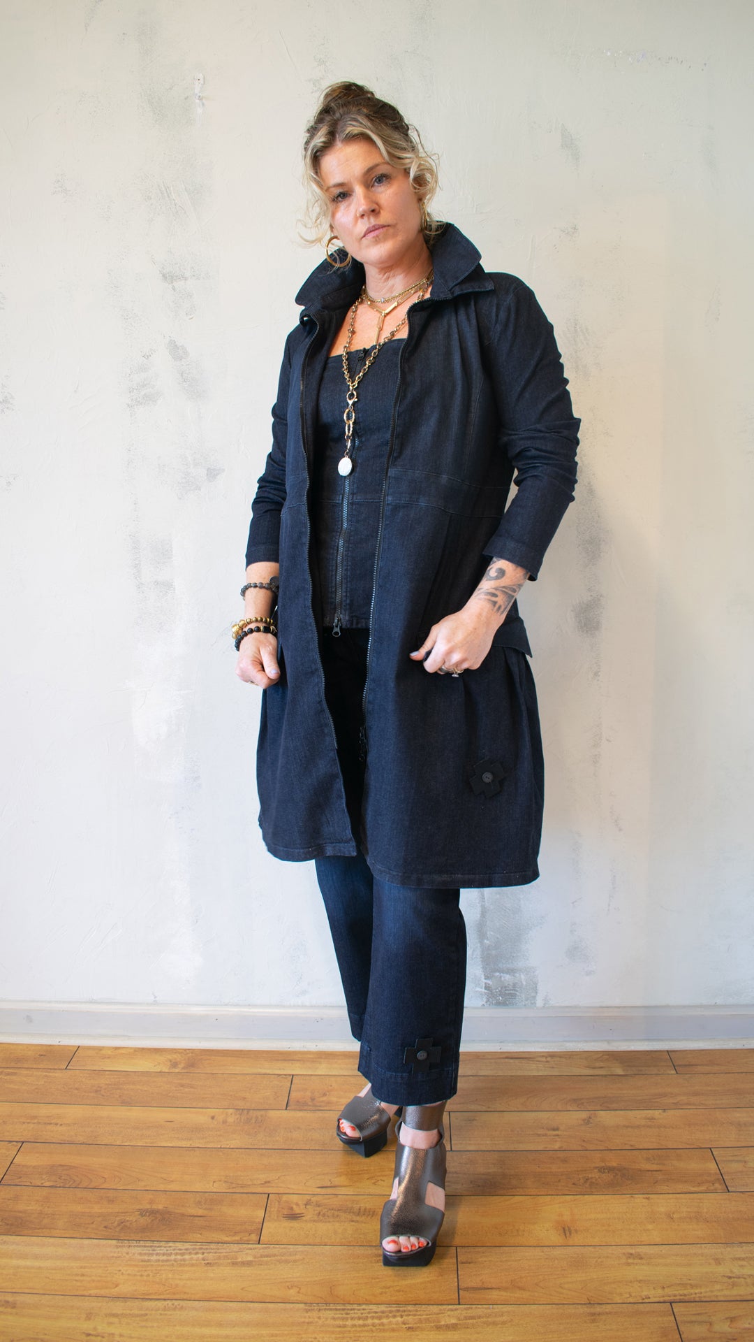 Blue Boom Jacket in Dark Blue