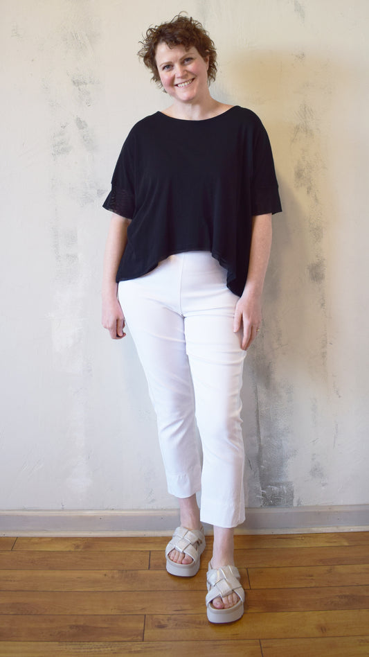 Parson Crop Pant in White