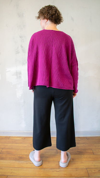 Bota Sweater in Berry with Pearls