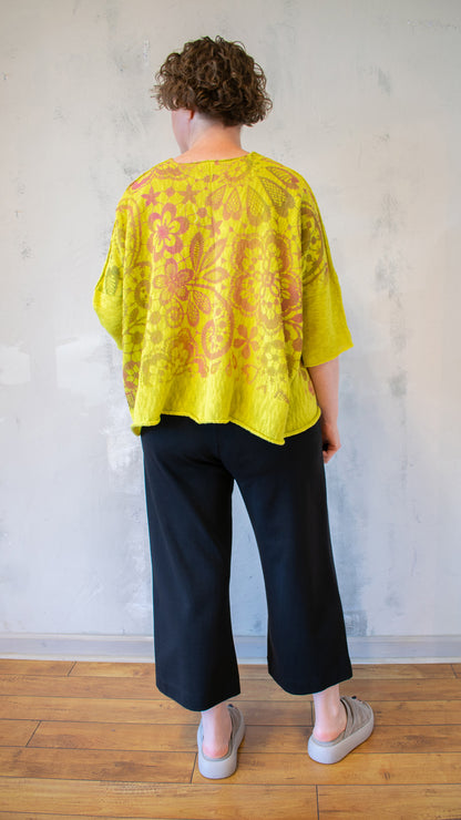 Bota Sweater in Neon and Lace