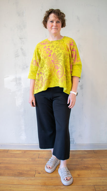 Bota Sweater in Neon and Lace