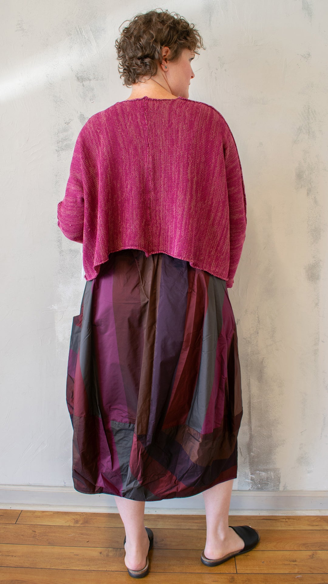 Astroid Sweater in Rhubarb