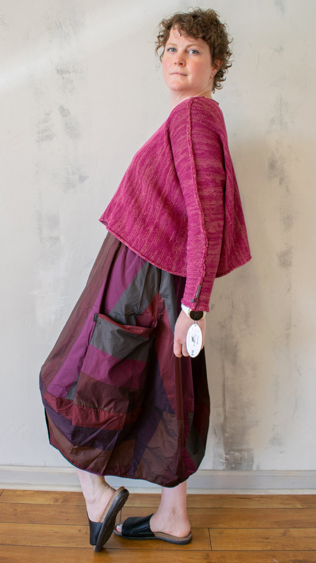 Astroid Sweater in Rhubarb