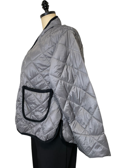 Silver Quilted Jacket