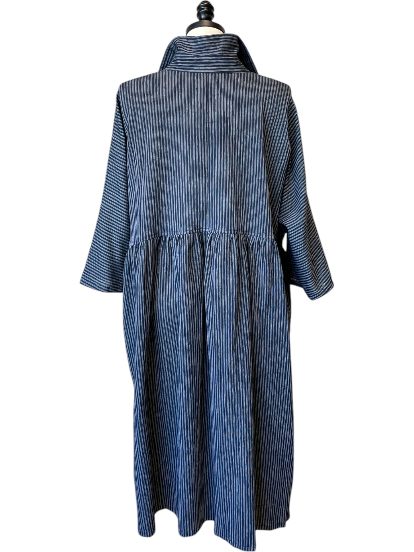 Zizi Dress in Midnight Stripe