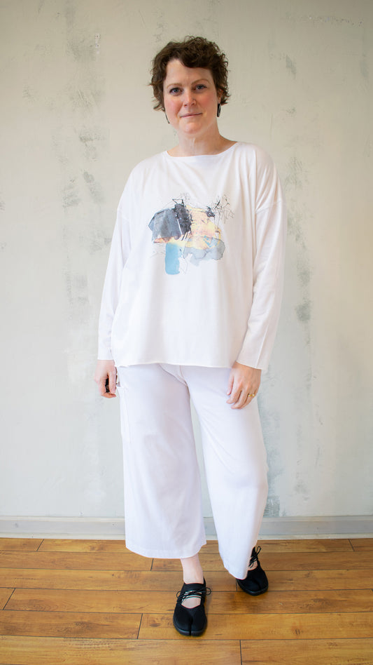 Watercolor Boxy Tee