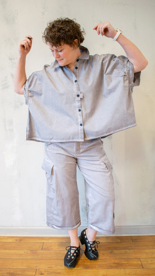 Short Shirt in Cement