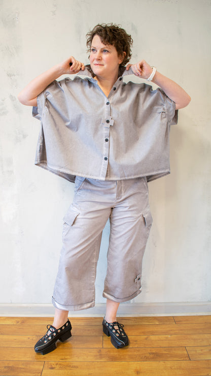 Short Shirt in Cement