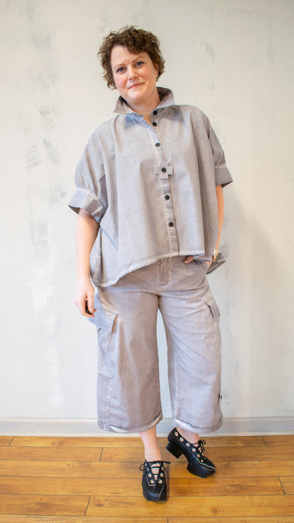 Short Shirt in Cement