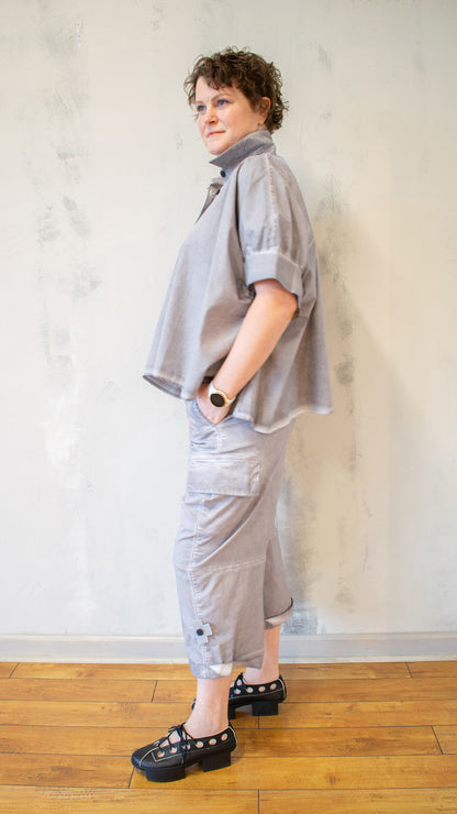 Short Shirt in Cement