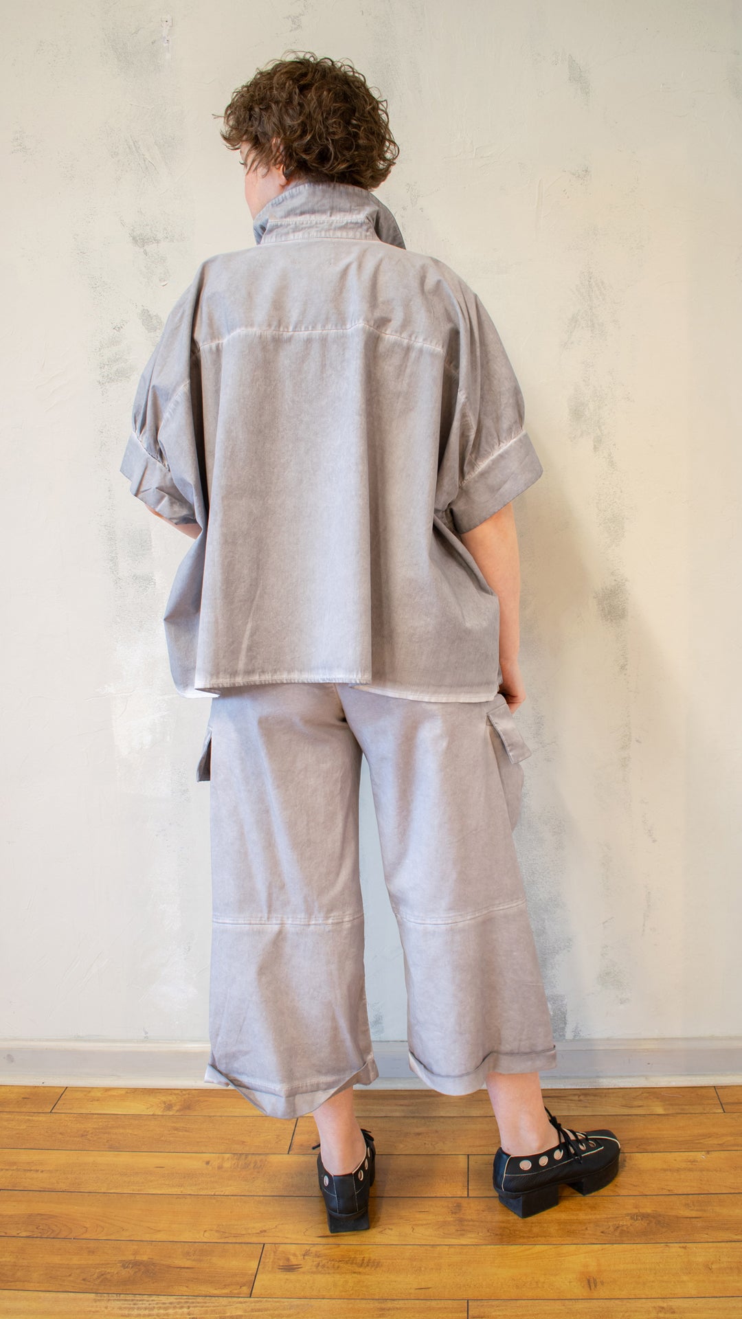 Short Shirt in Cement