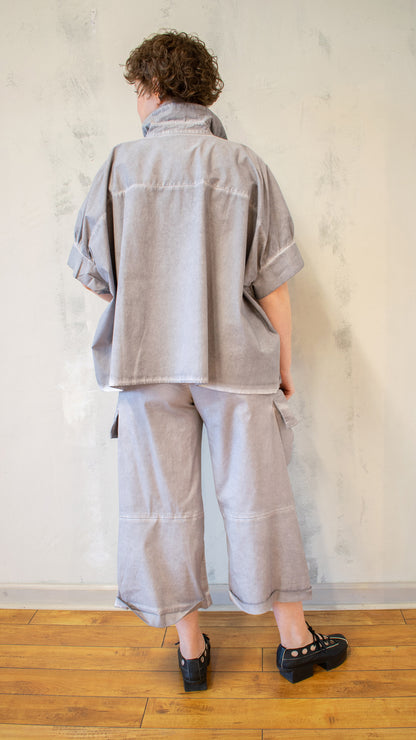 Short Shirt in Cement