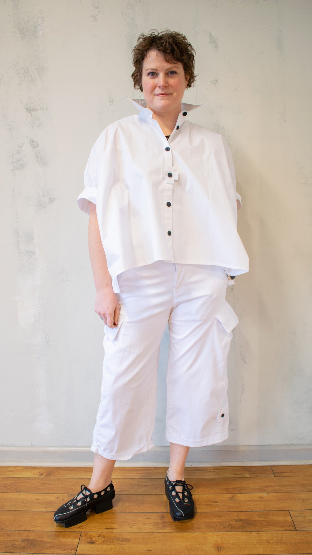 Short Shirt in White