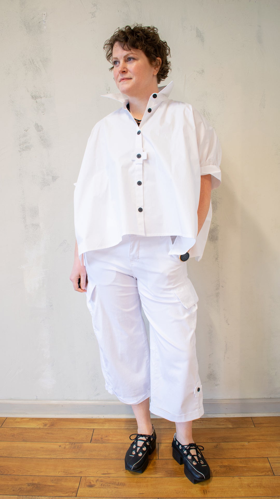 Short Shirt in White