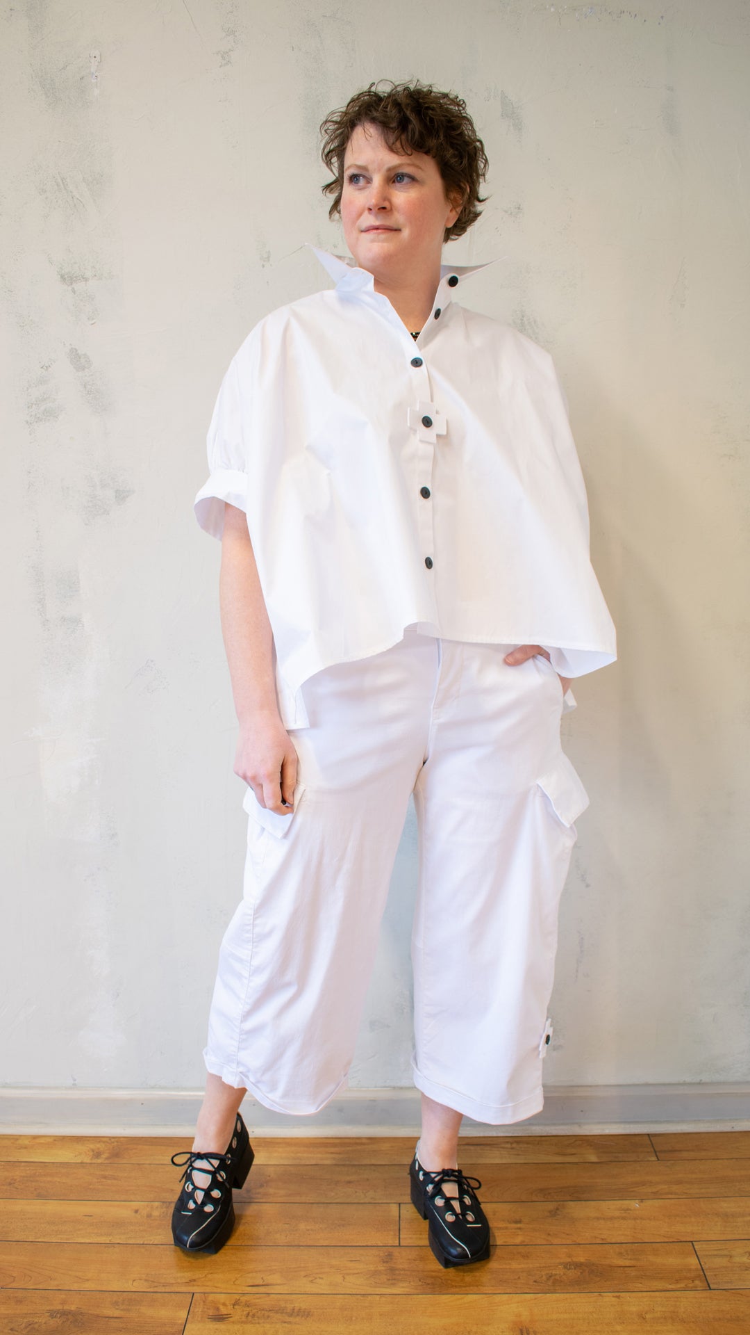 Short Shirt in White