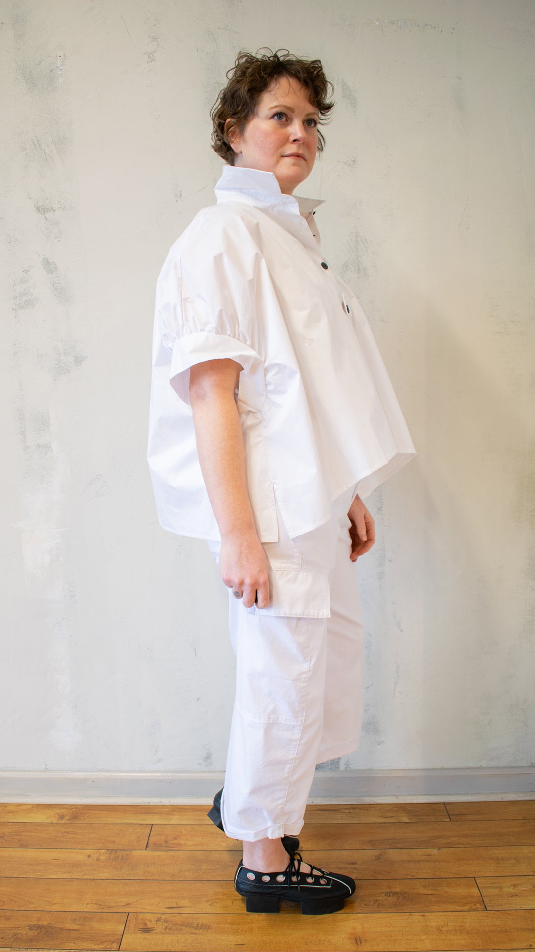 Short Shirt in White