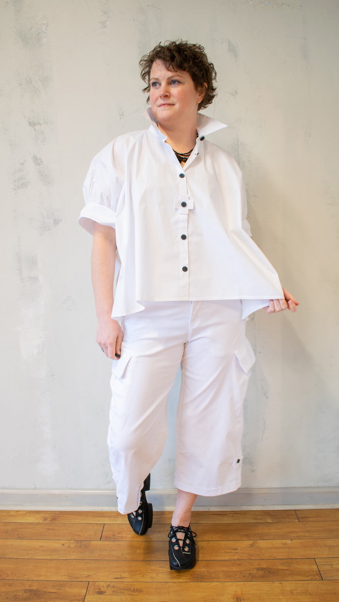 Short Shirt in White