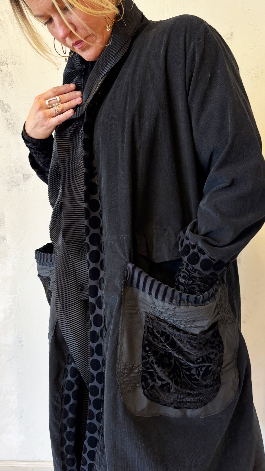 Black Dahlia in Texture Play