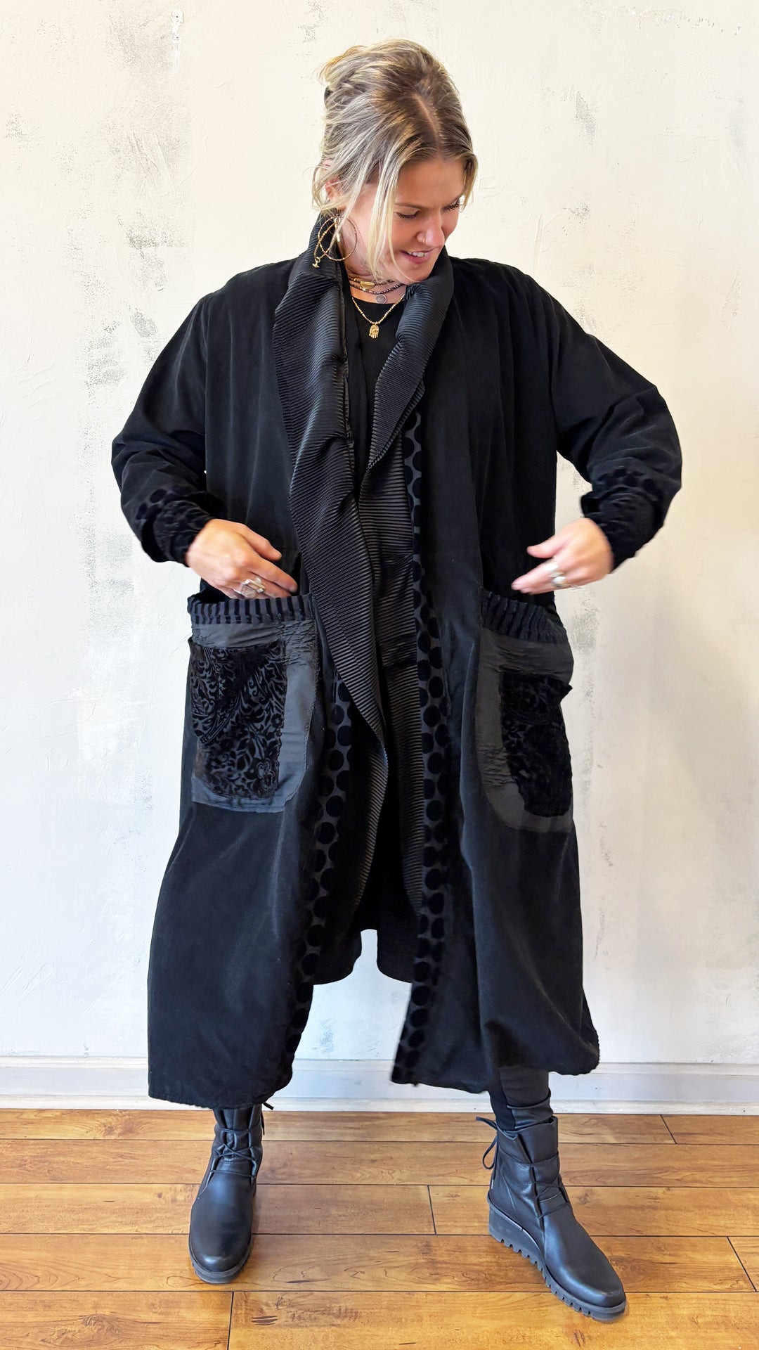 Black Dahlia in Texture Play