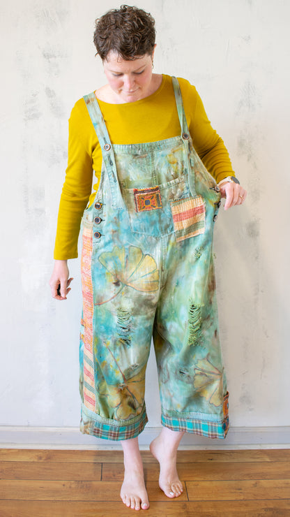 Gingko Overall in Patina