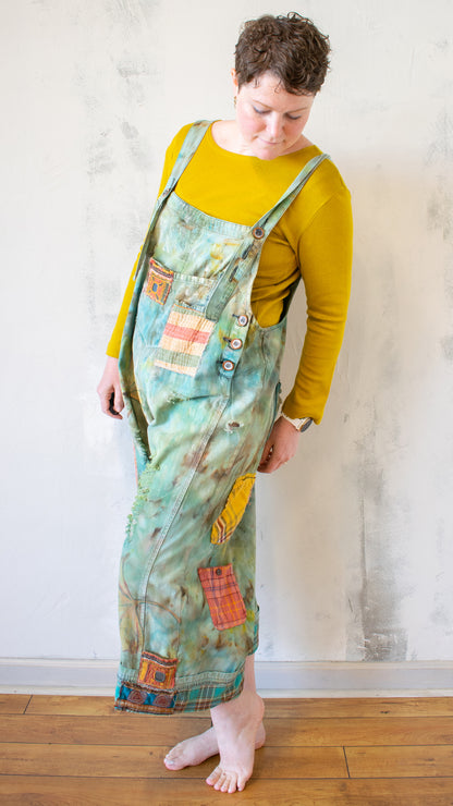 Gingko Overall in Patina