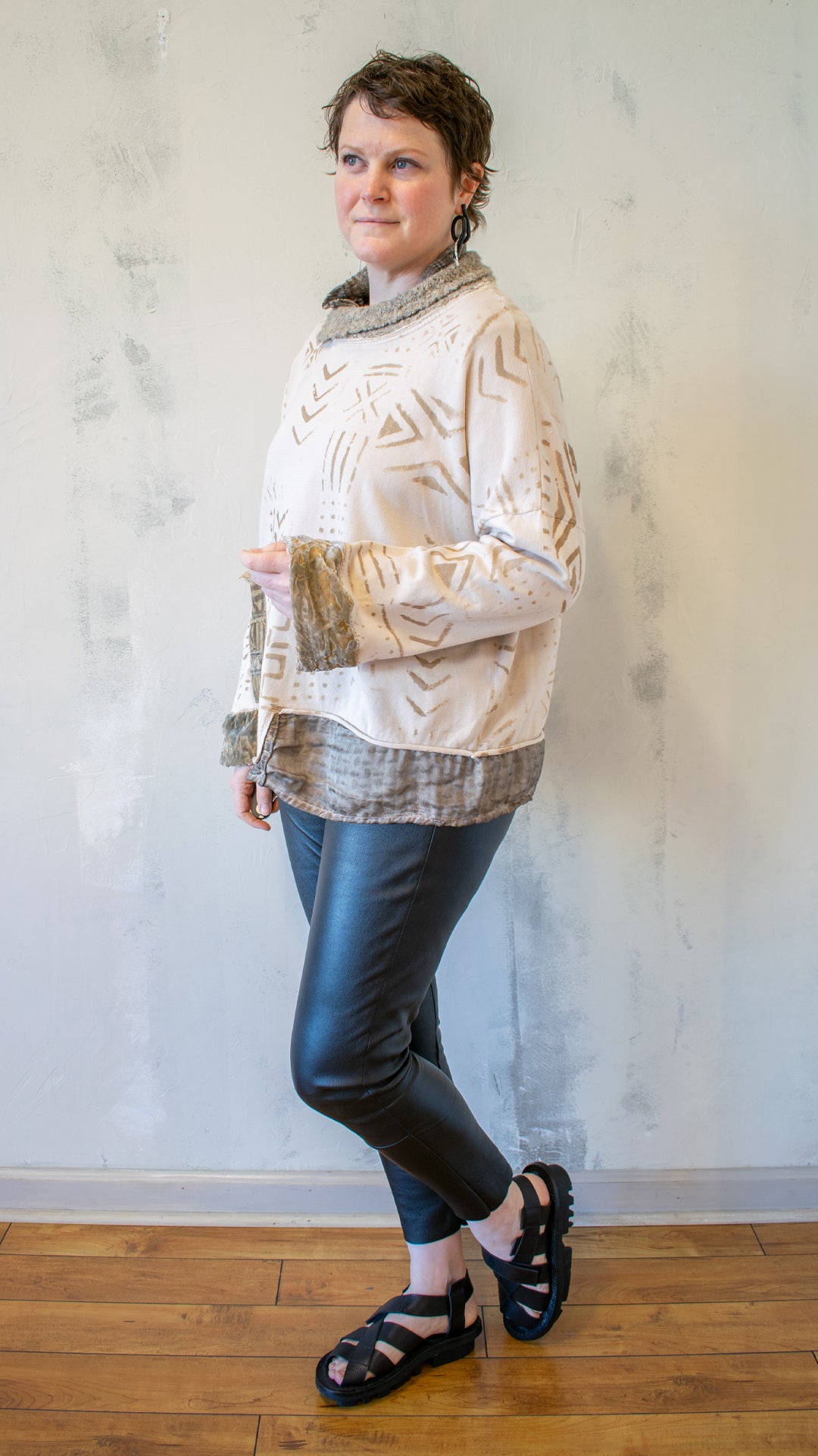 Written in Stone Sweater in Cream