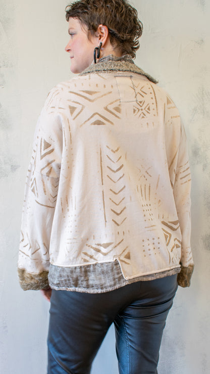 Written in Stone Sweater in Cream