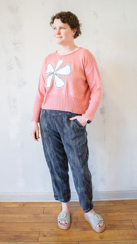 Kelsey Pullover in Coral