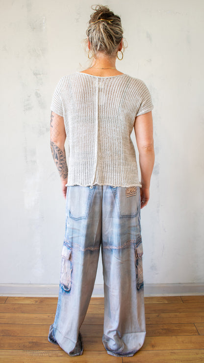 Oatmeal Sweater Tee