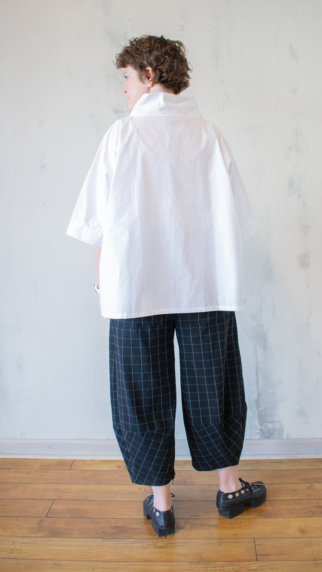 Crop Button Down (Multiple Colors)