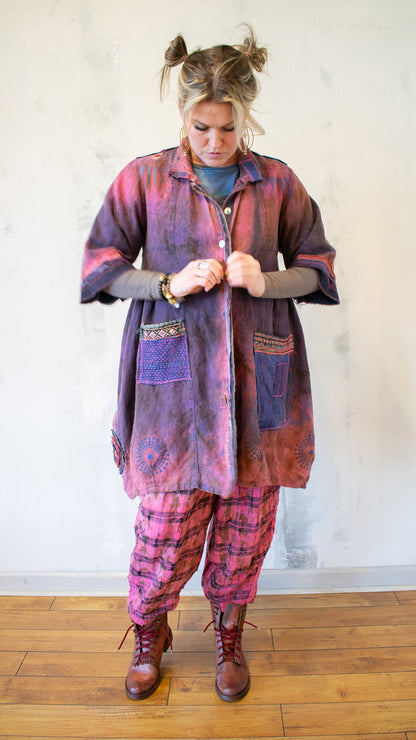 Journey to Peace Linen Jacket