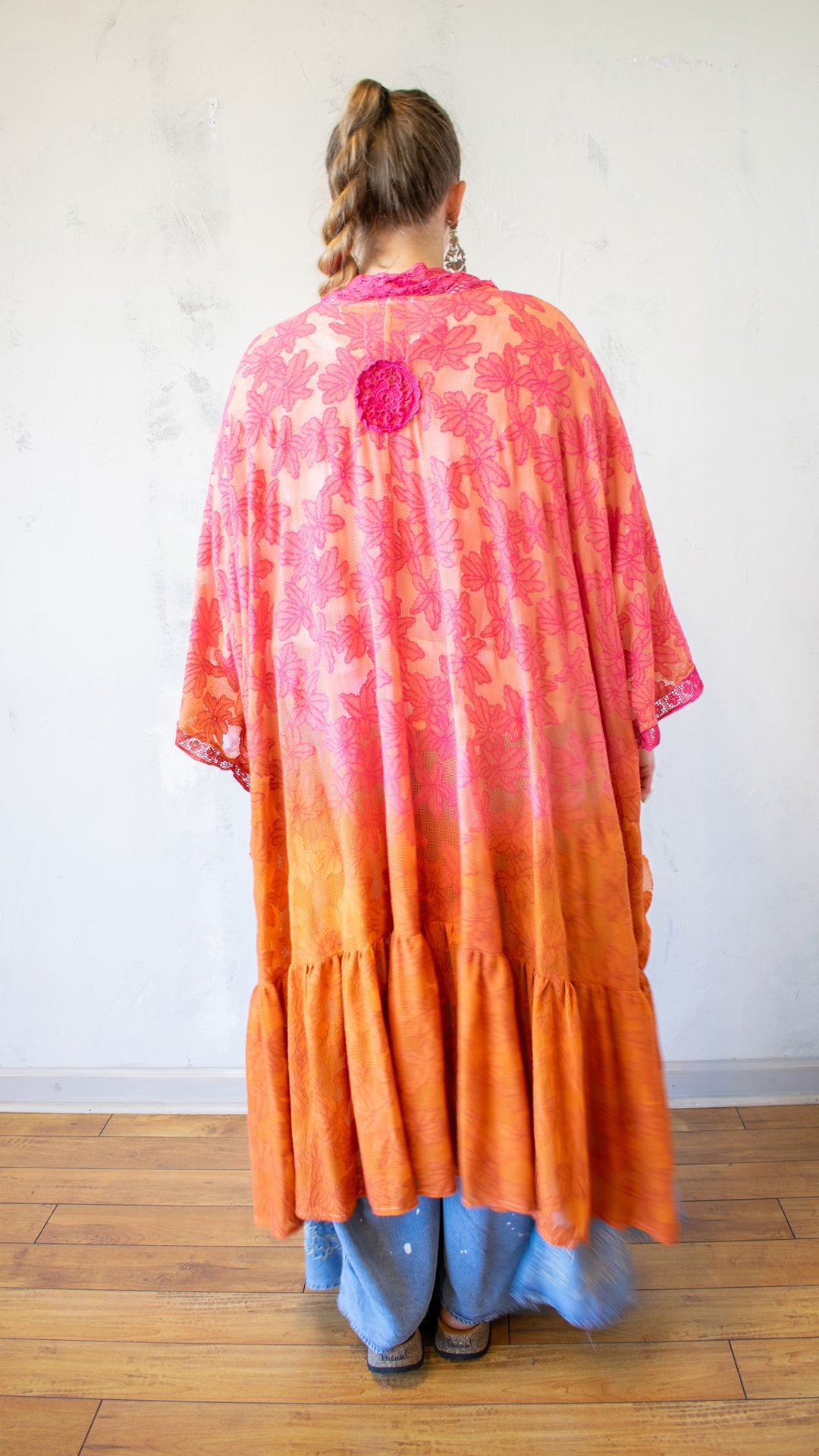 Goddess Duster in Paradise Dip Dye