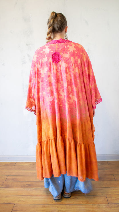 Goddess Duster in Paradise Dip Dye