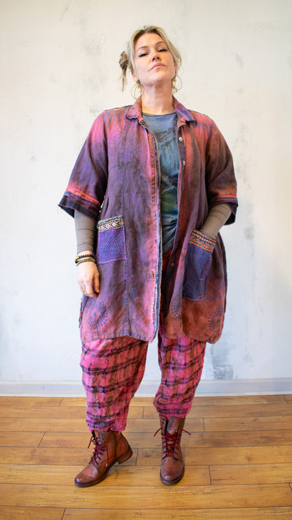 Journey to Peace Linen Jacket