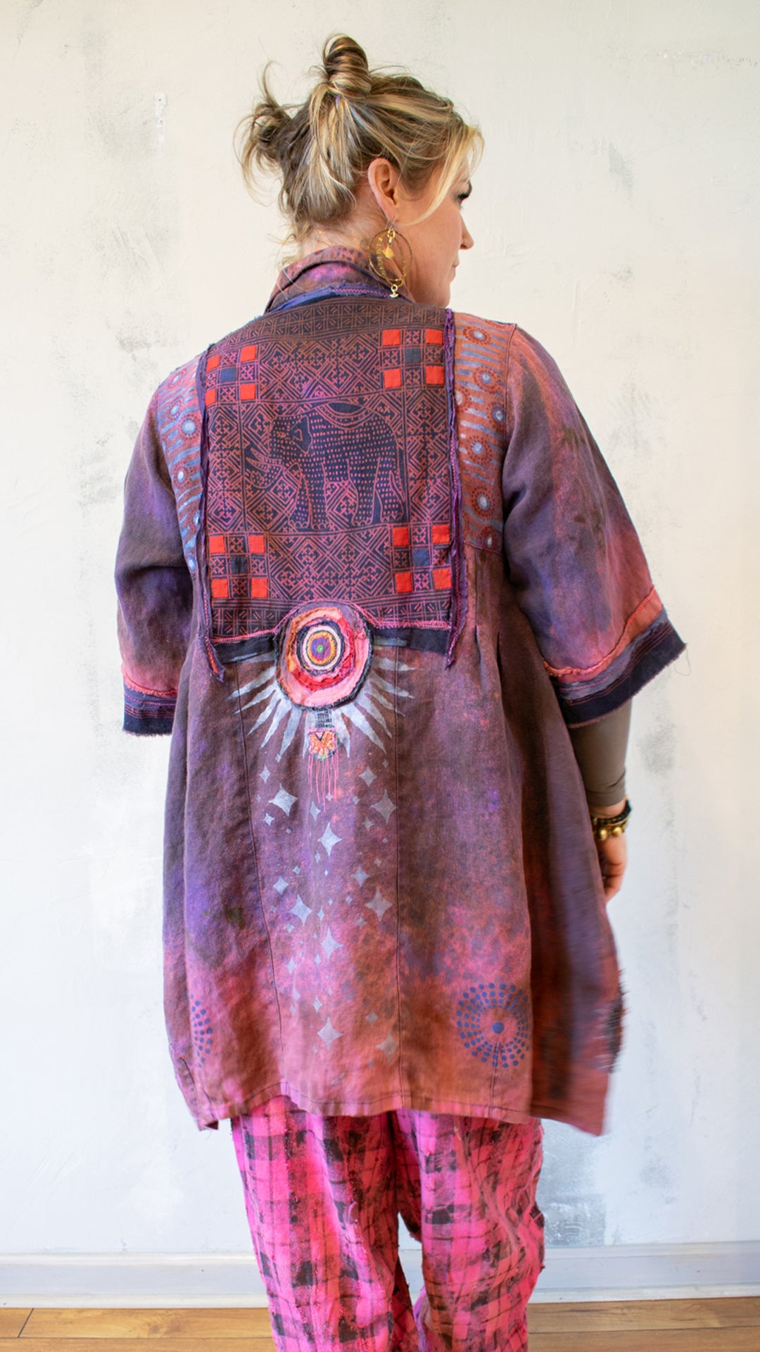 Journey to Peace Linen Jacket